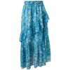 azure blue floral