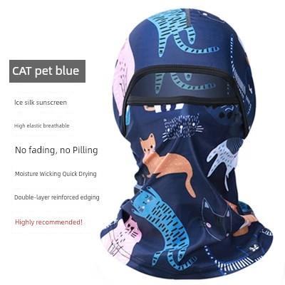 Summer Sun Protection Mask Scarf Head Cover Cycling Magic Headband Men Motorcycle Female Fishing Ice Silk Full Face Sun Protection