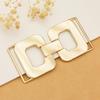 Alloy Metal Connector Decorative Waist Buckle