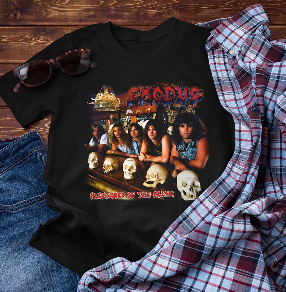 

New Exodus Pleasures of the flesh Black Unisex Shirt Unisex T-Shirt XXL
