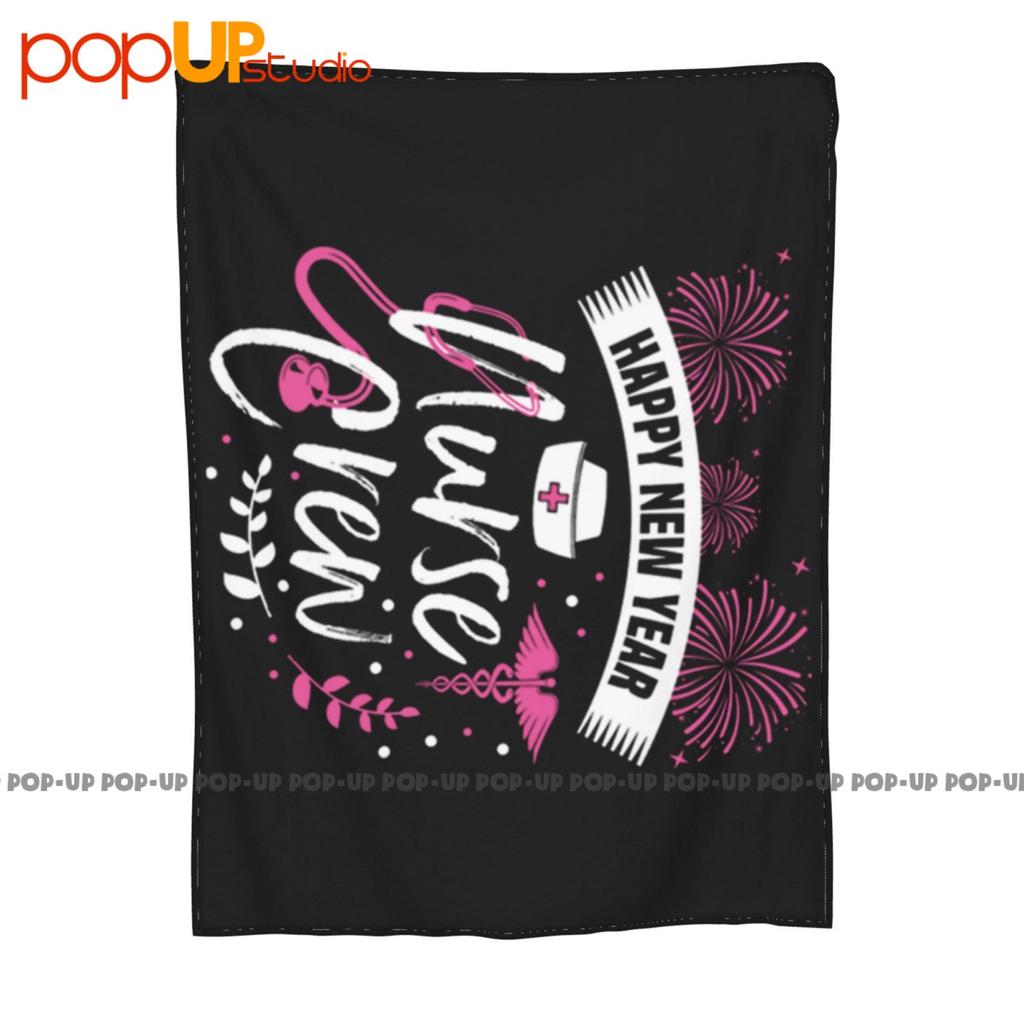 Frohes Neues Jahr Krankenschwestern-Crew Ultraweiche Decke Quilt Winter Sofaüberwurf Bettüberwürfe