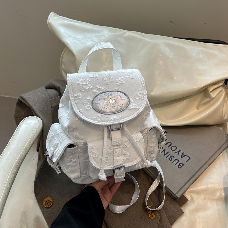 Schoolbag Korean version backpack bag women's 1011 summer new fashion college style backpack foreign style large capacity leisure travel bag