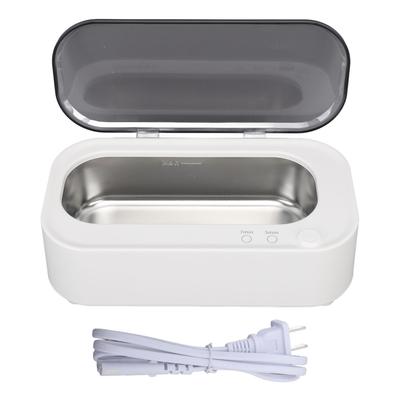 Máquina Limpiadora de Joyas por Ultrasonidos Acero Inoxidable 304 ABS Mini Portátil Máquina Limpiadora de Gafas para Reloj Retenedor