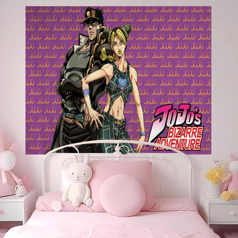 Classic Anime JJojo BBizarre AAdventure DIY Wall Tapestry for Living Room Home Dorm Decor Wall Art Decor