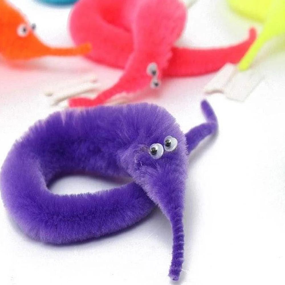 Humorous Worm Magic Props Playthings designed for Children Children Beginners Wiggly Twisty Worm featuring Invisible String Celebration Games Favors