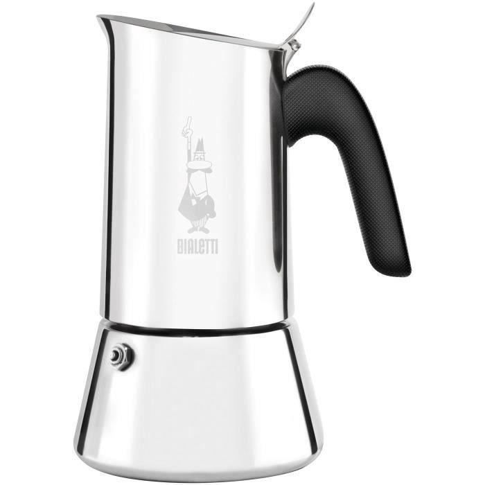 Cafetière Italienne - BIALETTI - VENUS - Acier Inoxydable - 4 Tasses - Compatible Induction