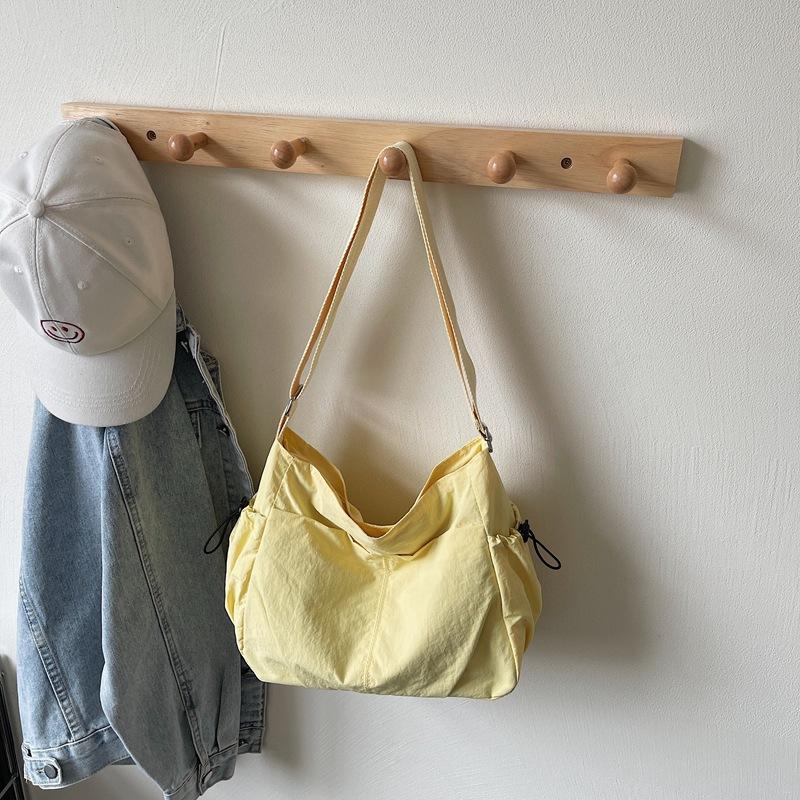 Simple Cloth Bag Bag Women'S Large-Capacity Trendy Brand Casual Messenger Bag Versatile Student Class Shoulder Tote Bag