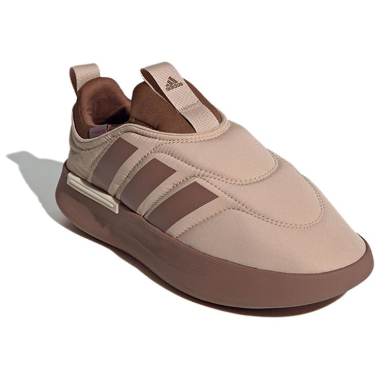 Adidas Adipuff Módní trendy protiskluzové odolné nízké ležérní boty Unisex tenisky Hnědé JP7710