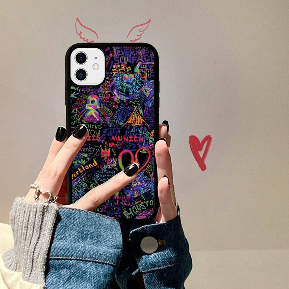Moon Music Coldplay Band PC+TPU Phone Case For IPhone 17 16 15 14 PRO MAX 11 12 13 PLUS MINI Cover