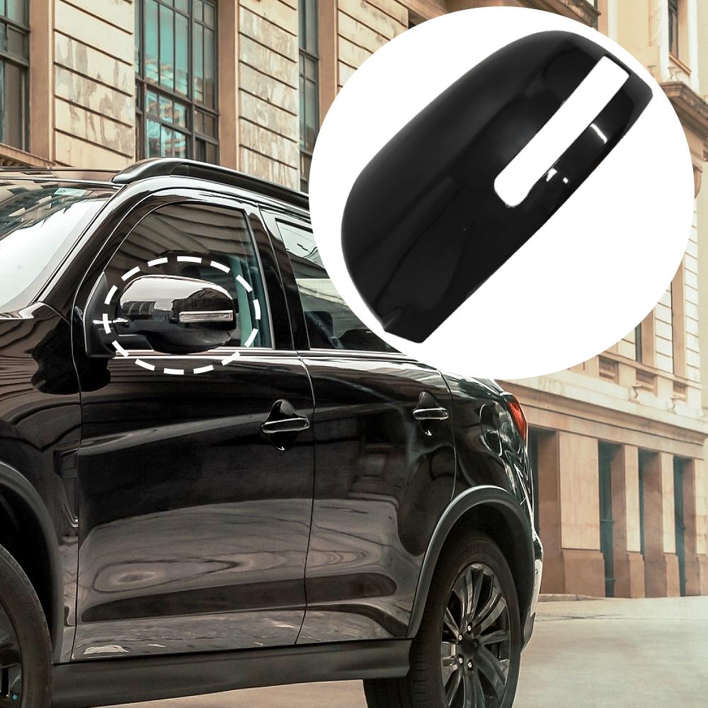 

Car Side Door Rear View Mirror Cover Cap ABS Glossy Black for Mitsubishi Outlander 2013 2014 2015 2016 2017 2018-2020 7632C647HA