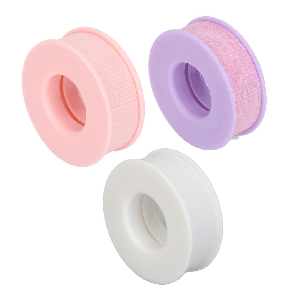 3 ks páska na řasy prodyšná snadno se trhá měkká tenká lepící páska pro prodlužování řas pro kosmetický salon Ho