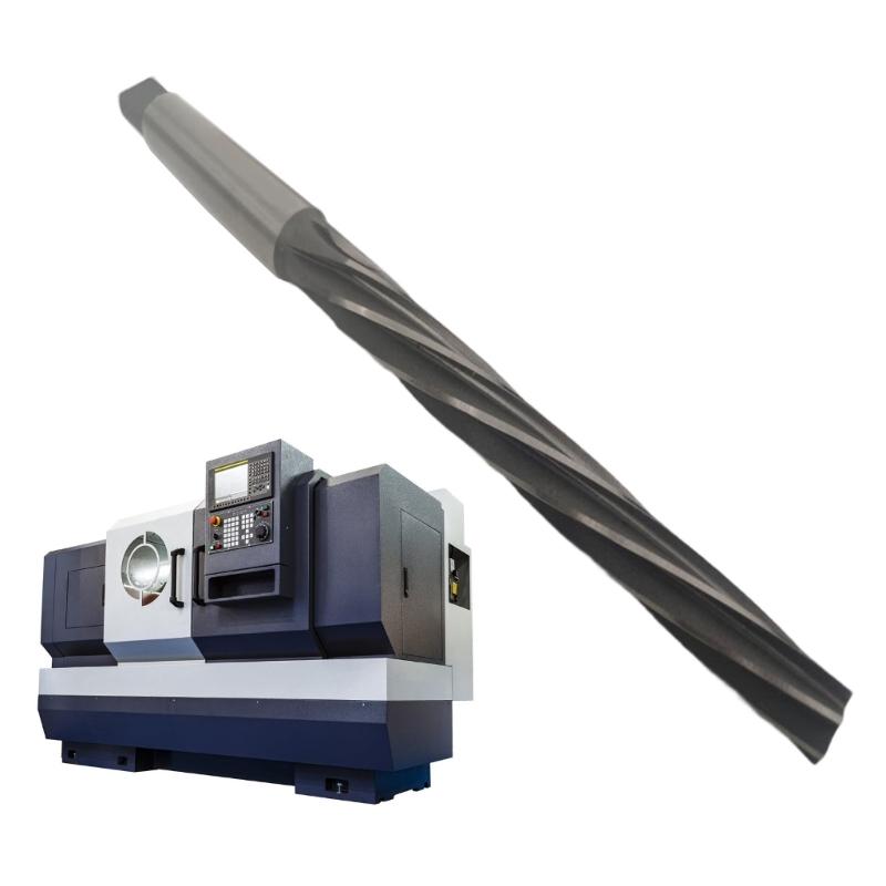 High Precise Helical Taper Machine Reamer Suitable for Skilled Machinists Metal & Mold Manufacturing with 8 Flute Design