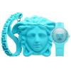 Versace MEDUSA POP Watch, Blue Dial, Quartz Movement, 3 ATM Water Resistance, Sapphire Crystal, 40mm, VE6G00423, Women's, Blue