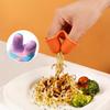 Yousheng Silicone Finger Clip Tongs Non-Slip Finger Food Tongs Reusable Finger Grip Tongs for Eating Fried Chicken Chips Snacks Home Travel