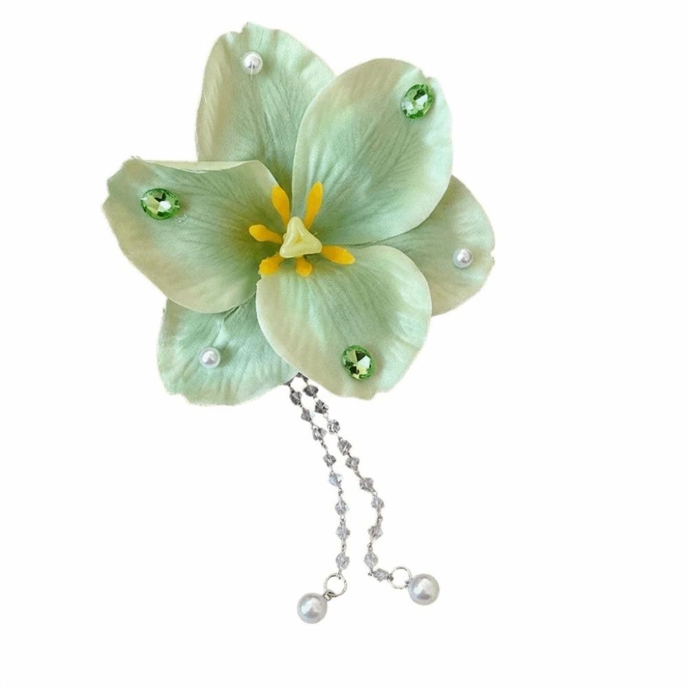 Ancient Style Flower Hair Clip Rose Flower Hanfu Hair Accessories  Photography Props