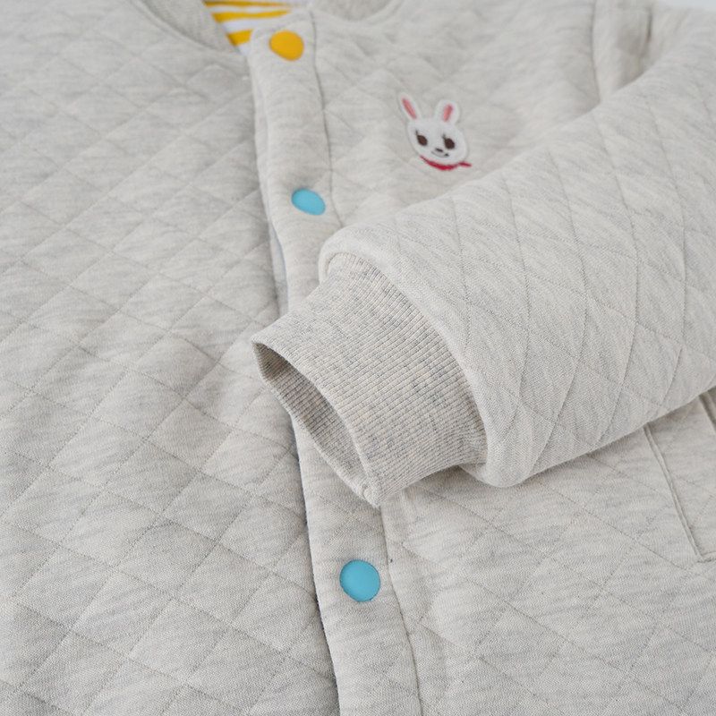 Winter Thickened Baby Girl Outerwear 90-Size 150 Cotton-Padded Jacket