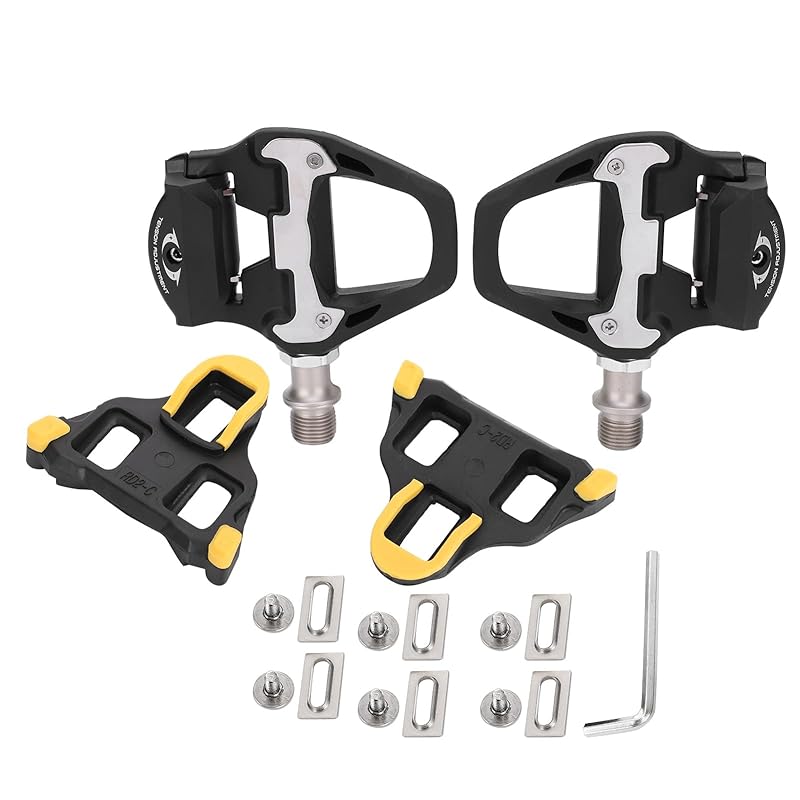 

Ongwan road bike pedal set cleats shimano SPD-SL (pedaling dynamics SL) system bicycle pedals R21