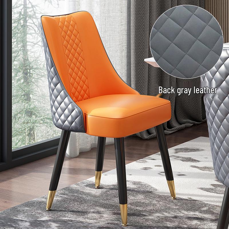 Modern Minimalist Tech Fabric Dining Chair for Home or Hotel Use