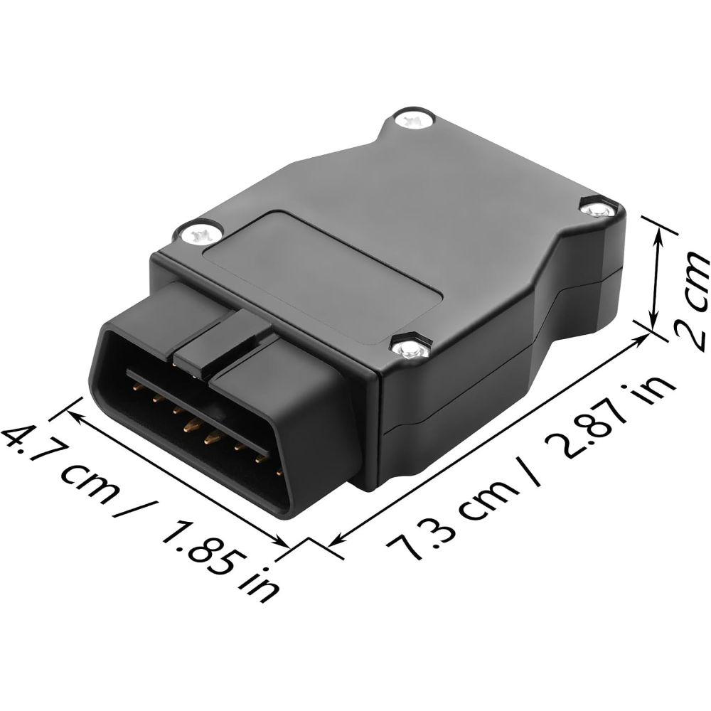 Ethernet to OBD2 ENET Ethernet Adapter 16Pin OBD Connector Plug OBD2 Adapter for BMW ICOM Coding