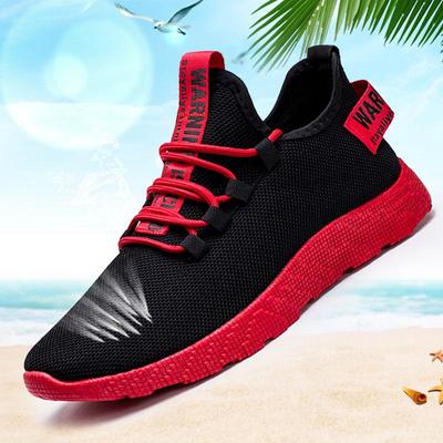 Herren Leichte Atmungsaktive Lässige Sportschuhe Sommer Neu Schnürschuhe Outdoor Rutschfest Weiche Sohle Mesh Laufschuhe Herren Sneaker
