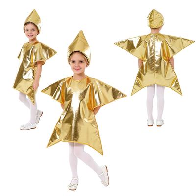 Cosplay Clothing New Christmas Performance Clothing Five-pointed Star Cosplay Children's Performance Clothing Star Modeling Children's Clothing
