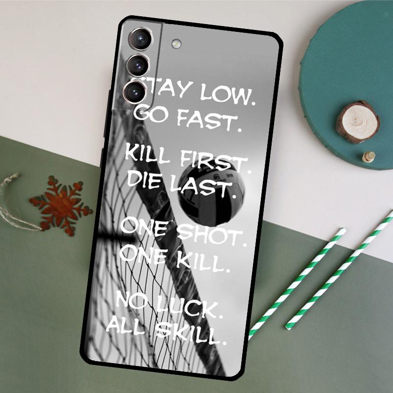 Play Volleyball Ball Phone Case For Samsung Galaxy S25 S20 S21 S22 S23 S24 S26 Ultra S10 Plus S25 FE Back Cover