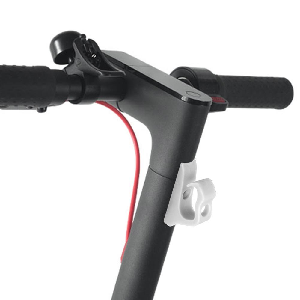 Convenient Nylon Front Bag Hanging Holder Hook Kit for Xiaomi M365 Pro Electric Scooter(White)
