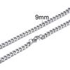Cuban Link Chain Necklace for Men Women,3 To 7mm Stainless Steel Choker,Basic Jewelry Gift