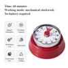 Magnetic Base Kitchen Timer 60-minute Mechanical Timer with Magnetic Base for Kitchen Visual Countdown for Time for Children
