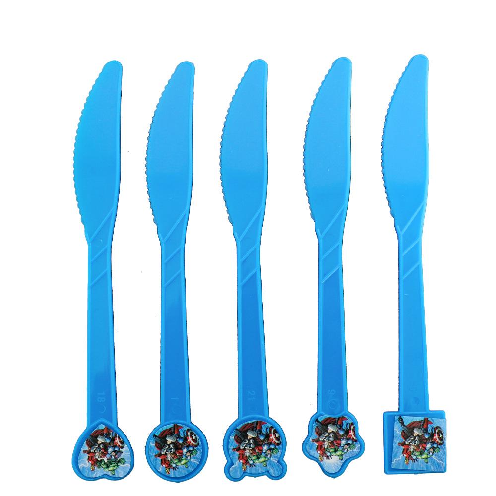 Avengers Birthday Party Supplies Disposable Cutlery Paper Plates Paper Cups Tissue Boys Birthday Party Decorations