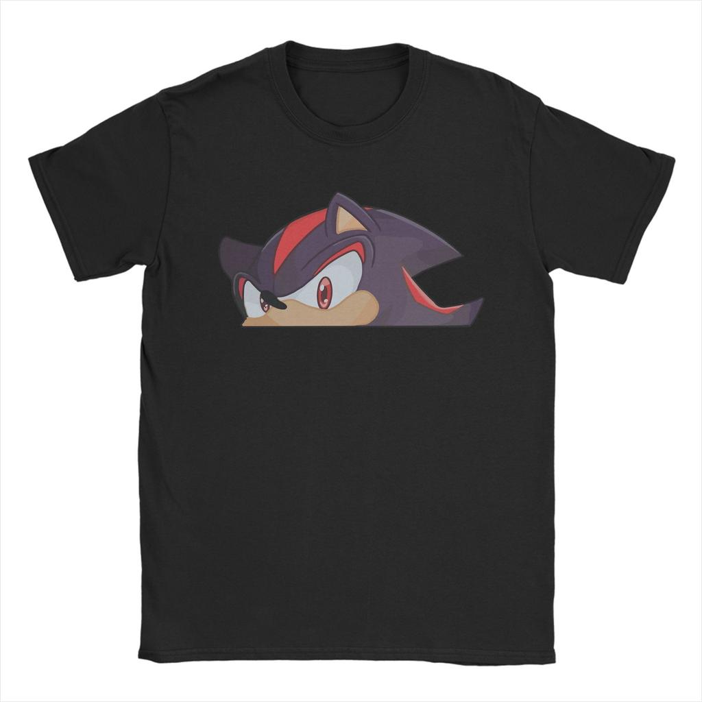 S-Shadows Cool H-Hedgehoged T Shirts Men Cotton Vintage T-Shirt Round Neck  Tees Short Sleeve Clothing Printing