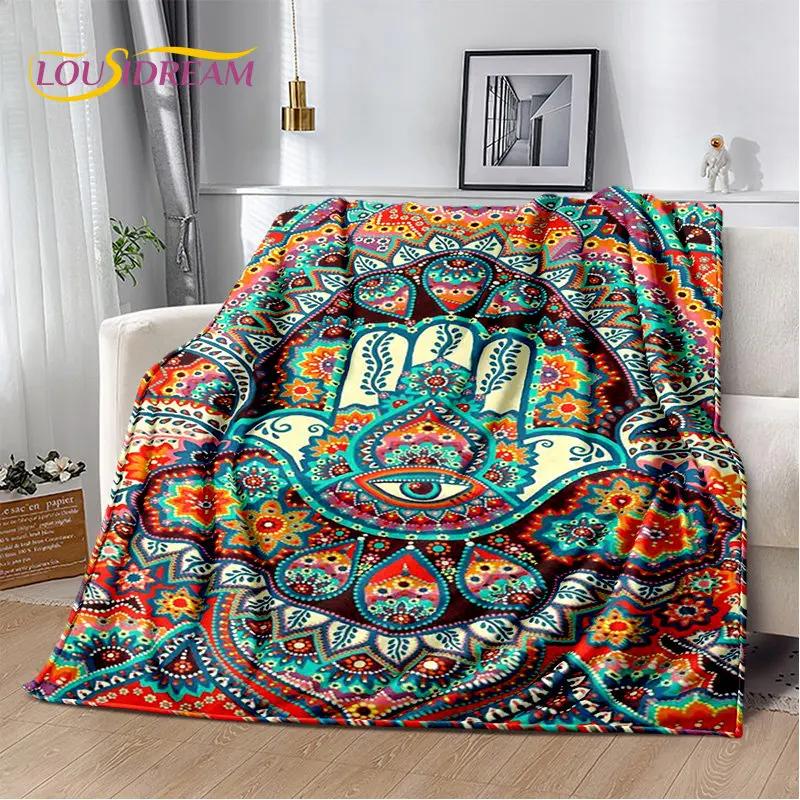 Cobertor de pelúcia macio Evil Eye Nazar Tree of Life, cobertor de flanela para sala de estar, quarto, cama, sofá, capa de piquenique para crianças