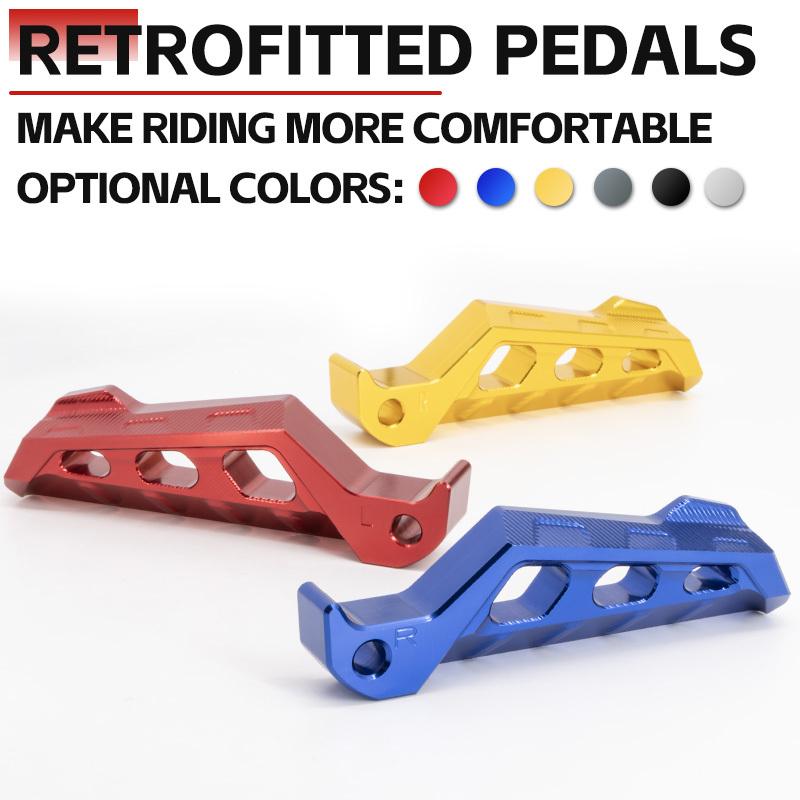 For Zontes G1 125 ZT125 G1 ZT125U ZT 125 U ZT 310X ZT310R Motorcycle Accessories Rear Pedal Passenger Footrest Pegs Foot Plate