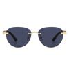 Metal Round Sunglasses Retro European American Star Trendy Street Style Fashion Sunglasses 3073