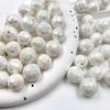 Electroplated Faceted Football Beads 14-16mm | DIY Beading Cell Phone Chain Lanyard Pendant