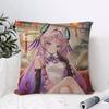 Genshin Impact Citlali Cushion Cover Eco Linen Pillow Case DoubleSided Print Breathable Durable Zipper Home Decor Gift