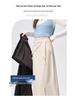 Spring Slimming A-line Slit Skirt: Women's High Waist Hip-hugging Style