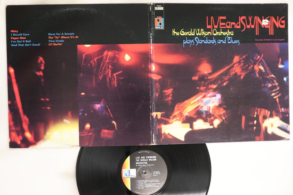 LP Record GERALD WILSON  Live And Swinging ST20118 PACIFIC JAZZ 1967 Canada Jazz Used