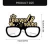 18pcs Handmade Eyeglasses Eyewear Paper Glasses for Birthday Party Decorations Holiday Photo Props for Women Girls