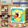Montessori 6-Sided Busy Activity Cube, Multifunctional Sensory Shape Sorter Educational Toy for Kids Early Learning