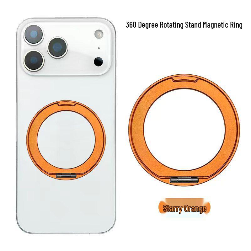 360° Rotating Magnetic Phone Holder & Ring Stand