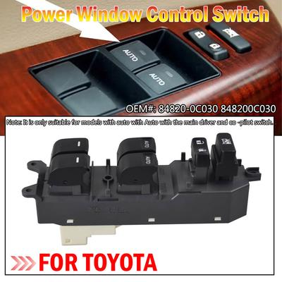 Master Driver Side Power Window Switch 84820-0C030 For Toyota Sequoia Tundra 2008-2018 Car Styling