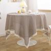 Cute Tablecloth for Round Tables, Fashinon Leaf Pattern Tablecloths, Fnacy Table Cover Cloth Decor for Kitchen Dining