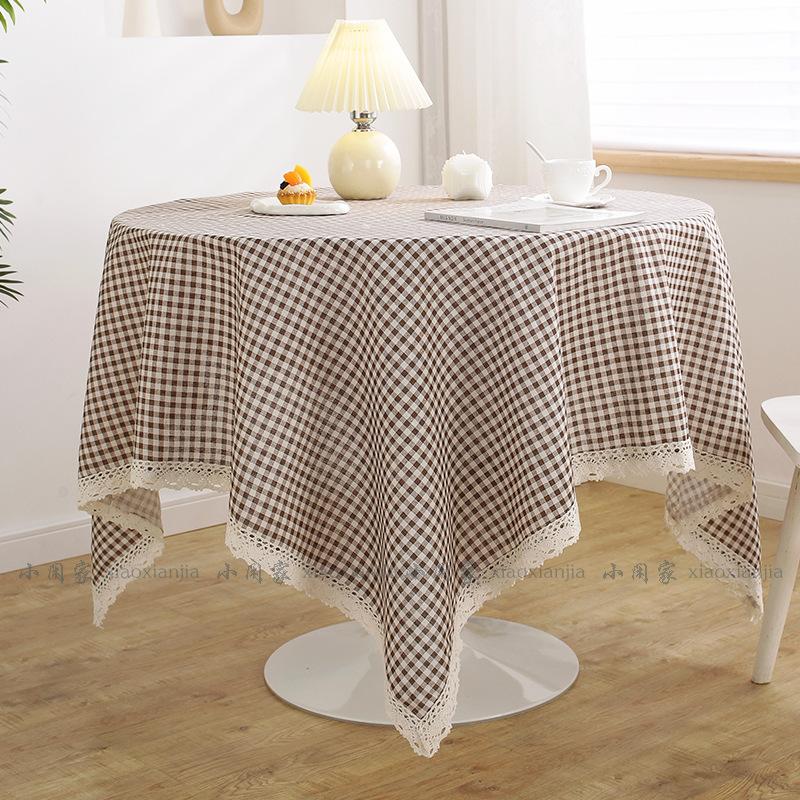 Cute Tablecloth for Round Tables, Fashinon Leaf Pattern Tablecloths, Fnacy Table Cover Cloth Decor for Kitchen Dining