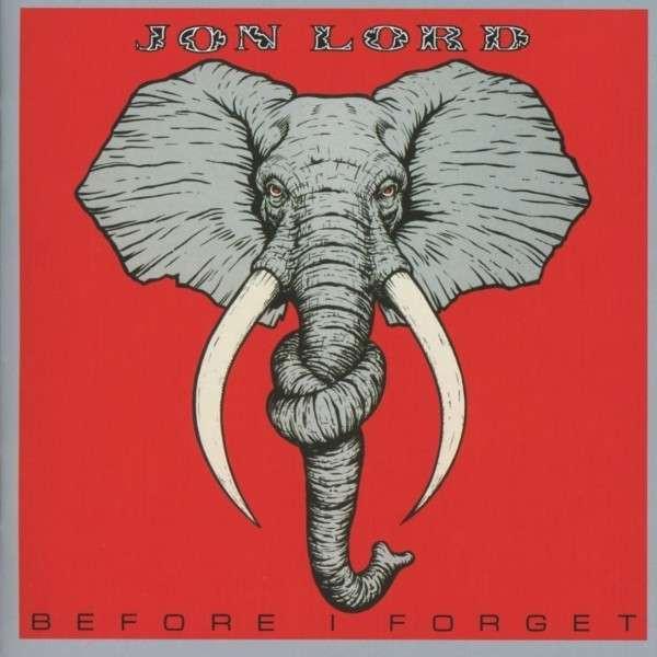 

CD JON LORD - Before I Forget 5099901750324,S EMI 2012 UK & Europ Rock Used