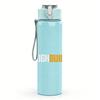 1PC Built Text Minimalist Industrial Logo Print 750ml Portable Sports Water Bottle Leakproof Gym Outdoor Travel Drink Cup