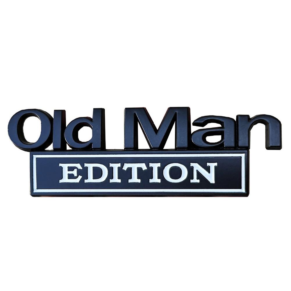 3D Metal Emblem Car Chrome Sticker OLD MAN EDITION High Universality Fitment