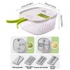Large Capacity Veggie Cutter Potato Cucumber Slicer  For Onions Potatoes Carrots & Cucumbers