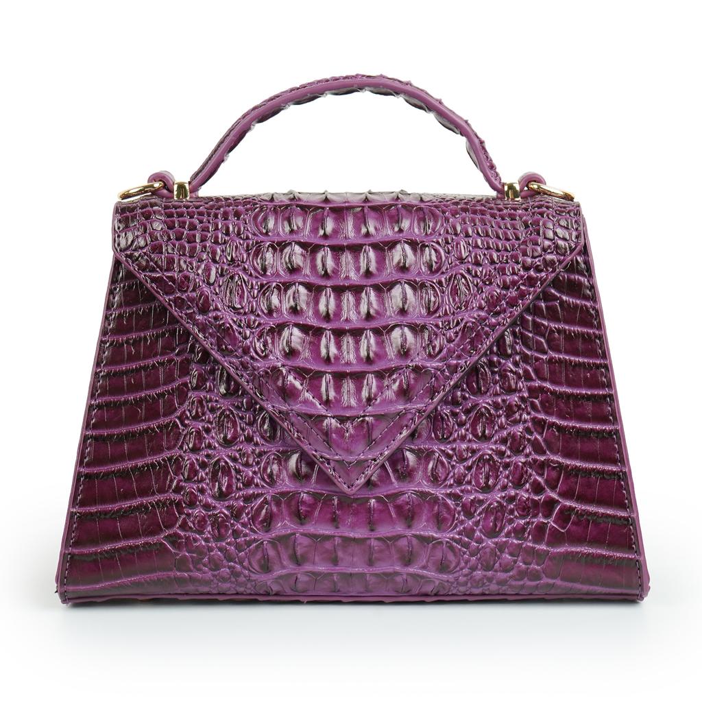 Wine Designer Handbag Brand Crossbody Bags for Women 2022 New Crocodile Pattern Leather Shoulder Bags Casual Tote Bag