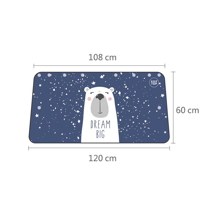 Double-sided Sunscreen Coating Car Rear Window Shades Cover Anti UV Sun Block Heat Insulation Shading Privacy Protection